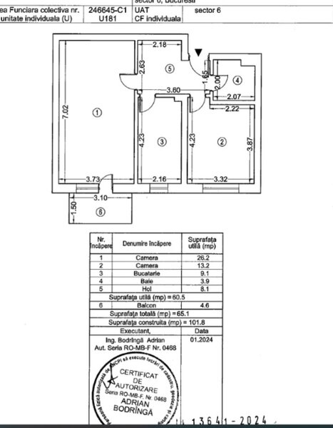 Militari Exigent Plaza faza 5, ap. 2 camere 65 mp, mobilat premium.